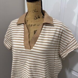 Maurices Striped Collared Tee
